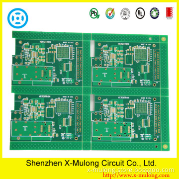 6 Layer Immersion Gold PCB with Green Solder Mask